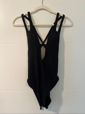 Becca Black One-Piece Swimsuit - Classic Strappy Back